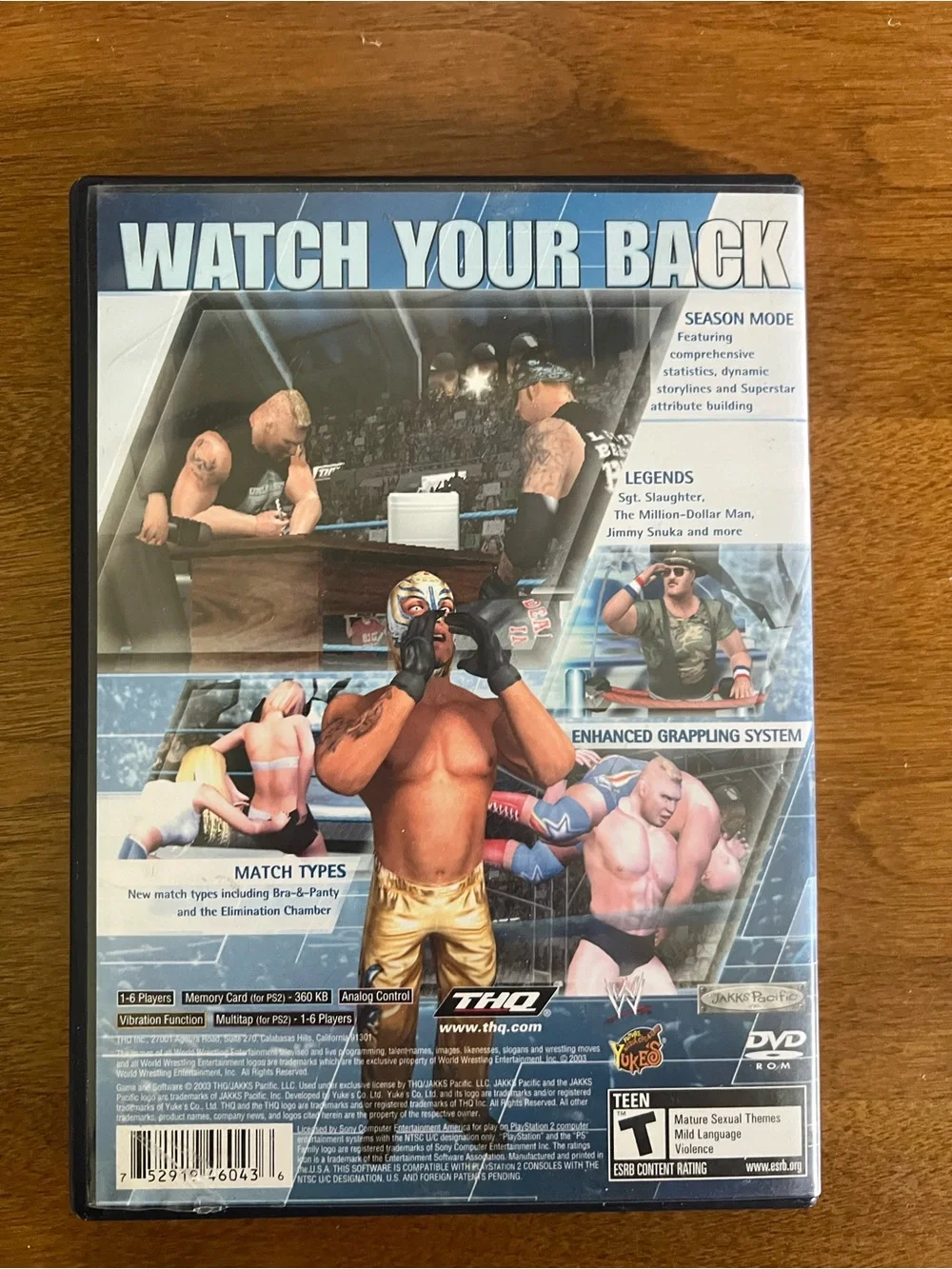 WWE SmackDown: Here Comes The Pain Video Game - Black Label CIB